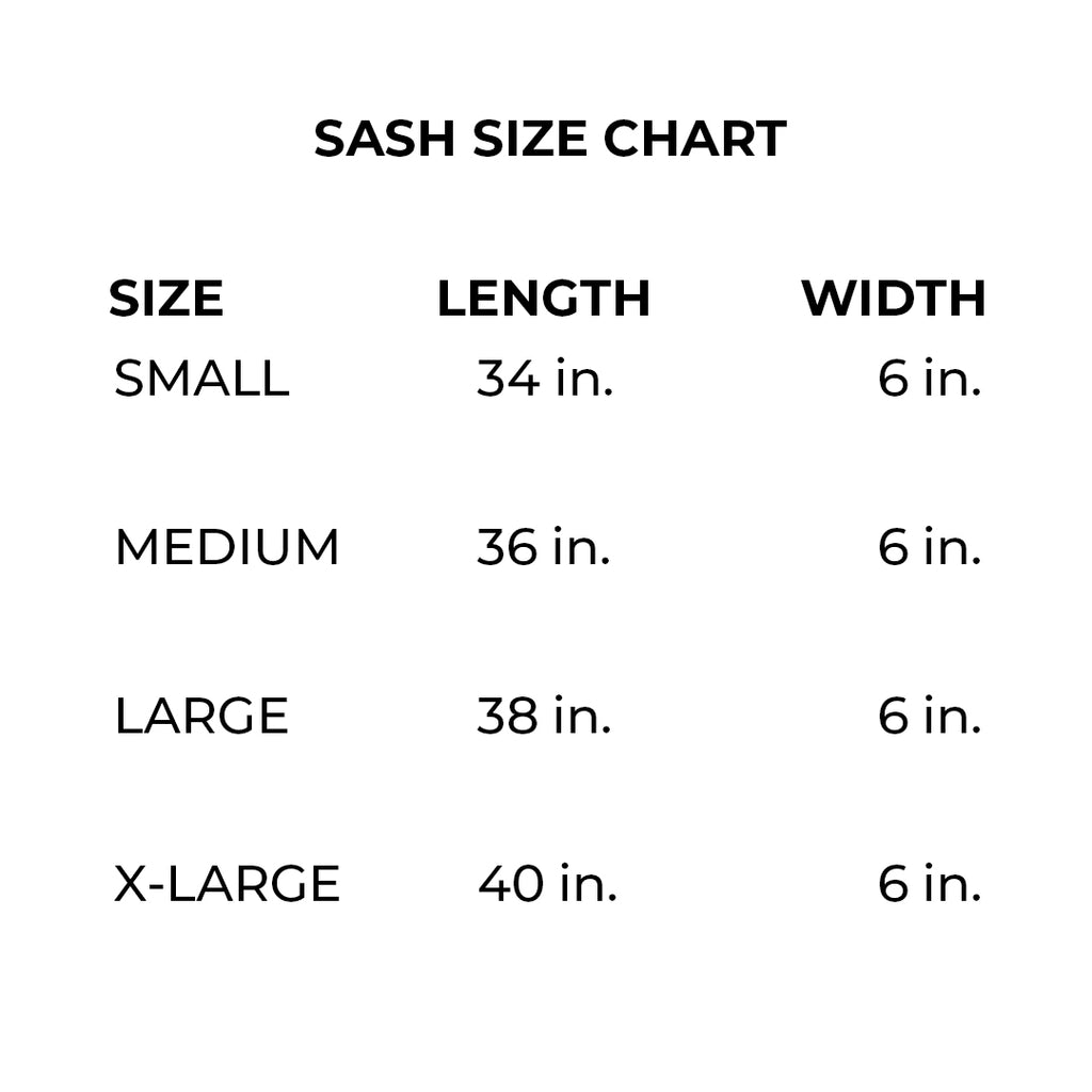 Dark Green Club Insignia Sash