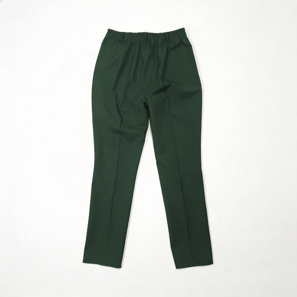 Green pants on a white background