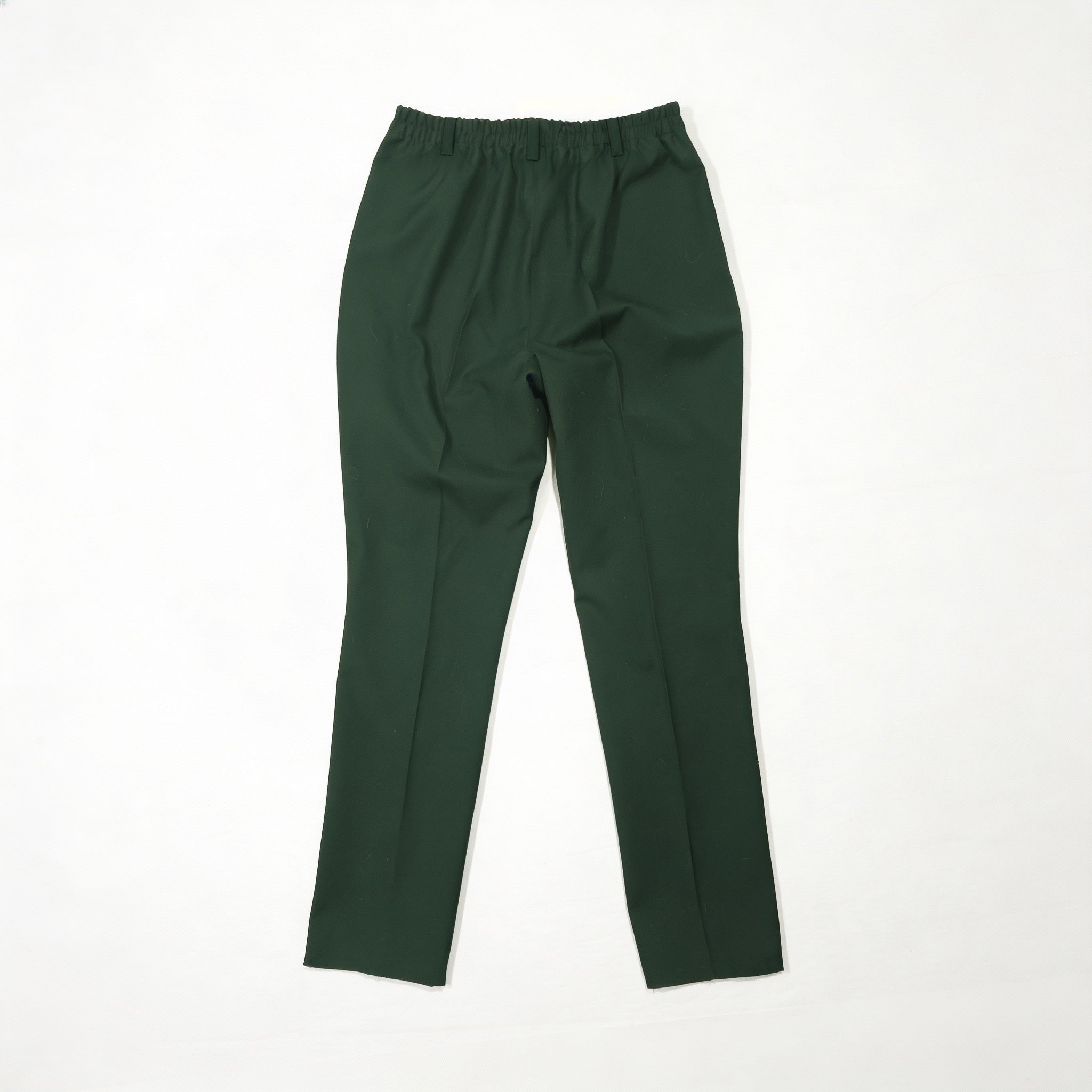 Green pants on a white background